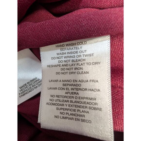 Rachel Roy Harland Velvet Sequin Halter Dress Cabernet Medium NWT - Picture 10 of 11